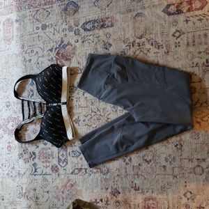 Victorias secret yoga pants and sports bra medium